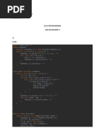 Java Lab 2