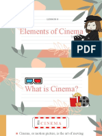 LESSON 8 - Elements of Cinema