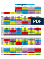 Horario 2021