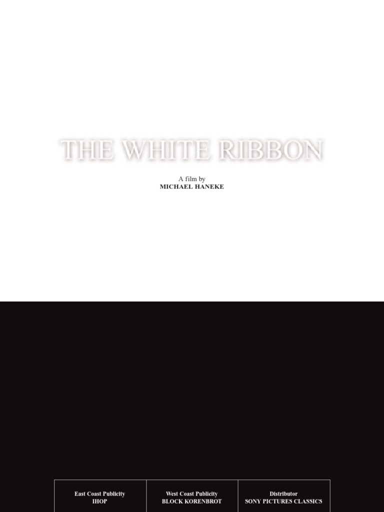 Michael Haneke's 'White Ribbon': The Historians' View - The New