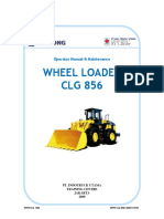 Operator Manual & Maintenance Wheel Loader CLG 856