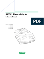 S1000 Thermal Cycler: Instruction Manual