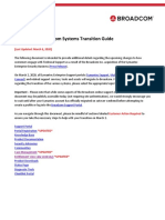 Symantec To Broadcom Support Systems Transition Guide 03.06.20