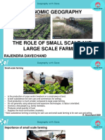 Economic Geog - Agriculture - The Role of Small and Large Scale Farmers