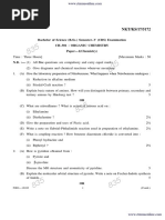 Bachelor of Science (B.SC.) Semester-V (CBS) Examination Ch-501: Organic Chemistry Paper-1 (Chemistry)