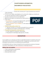 Fármacos antitusicos, antiastmaticos, antimuscáricos y mucolíticos