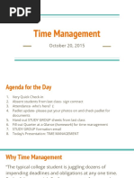 Time Management Presentation