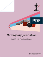 Developing Your Skills: ICAEW 100 Feedback Report