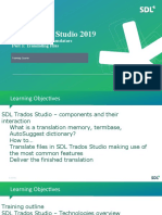 SDL Trados Studio 2019 - Getting-Started - Part - 1