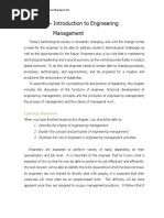 DraftModule - ENGG 406 Engineering Management