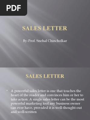 sales proposal
