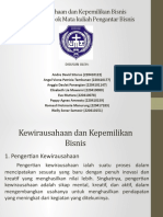 Kewirausahaan Dan Kepemilikan Bisnis