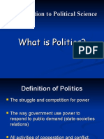 Introduction to the Study of Politics