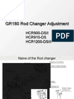 GR180 Rod Changer Adjustment