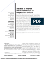 The Effect of Different Sterilization Methods On PP Syringe