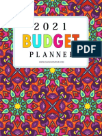 Budget Planner 2021 by Shining Mom M