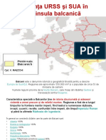 Influenta URSS in Balcani