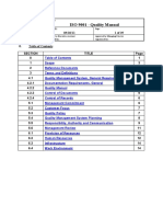 ISO 9001 Quality Manual Summary