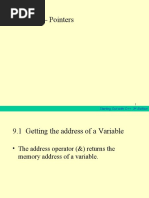 Chapter 9 - Pointers: Starting Out With C++, 3 Edition