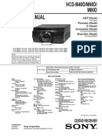 Service Manual: CD/DVD Receiver