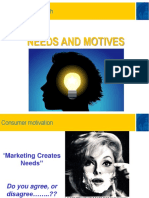 Needs and Motives: Motivational Research