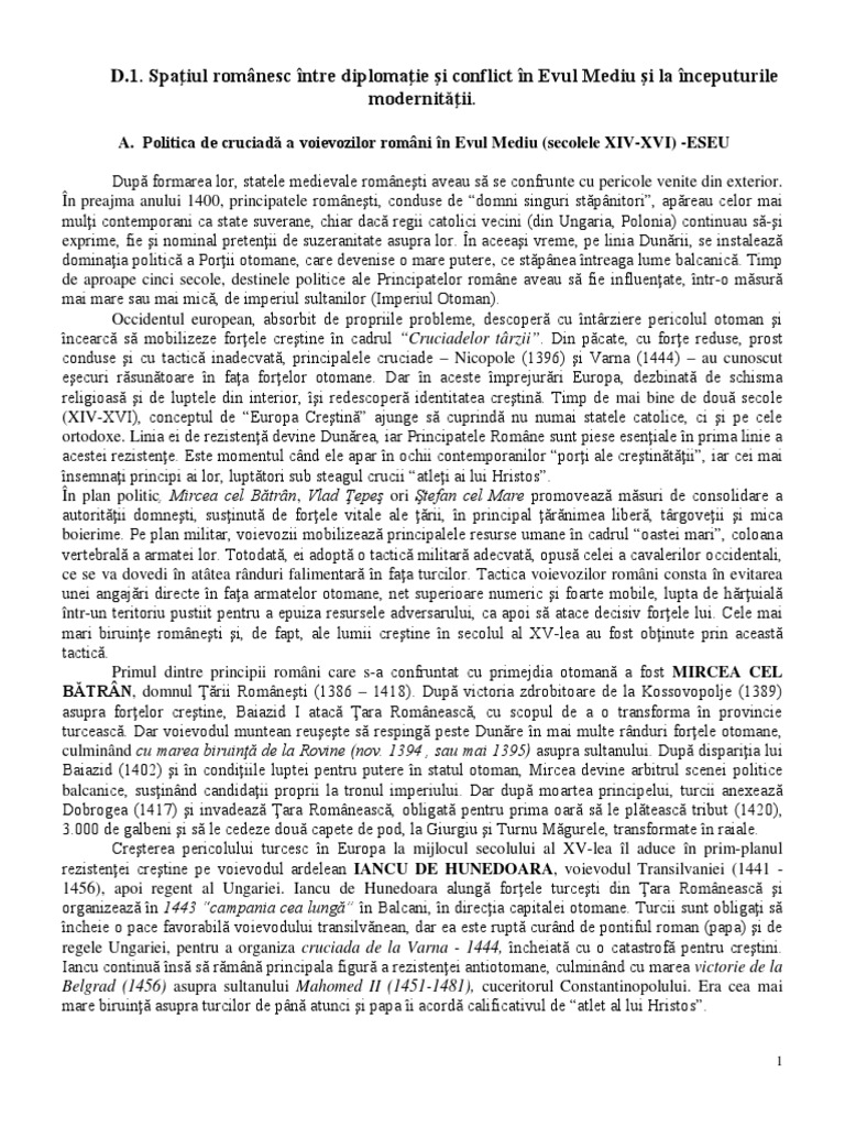 Spatiul Romanesc | PDF