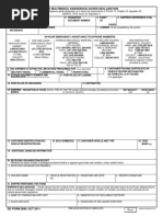 Dod Multimodal Dangerous Goods Declaration: 24-Hour Emergency Assistance Telephone Numbers