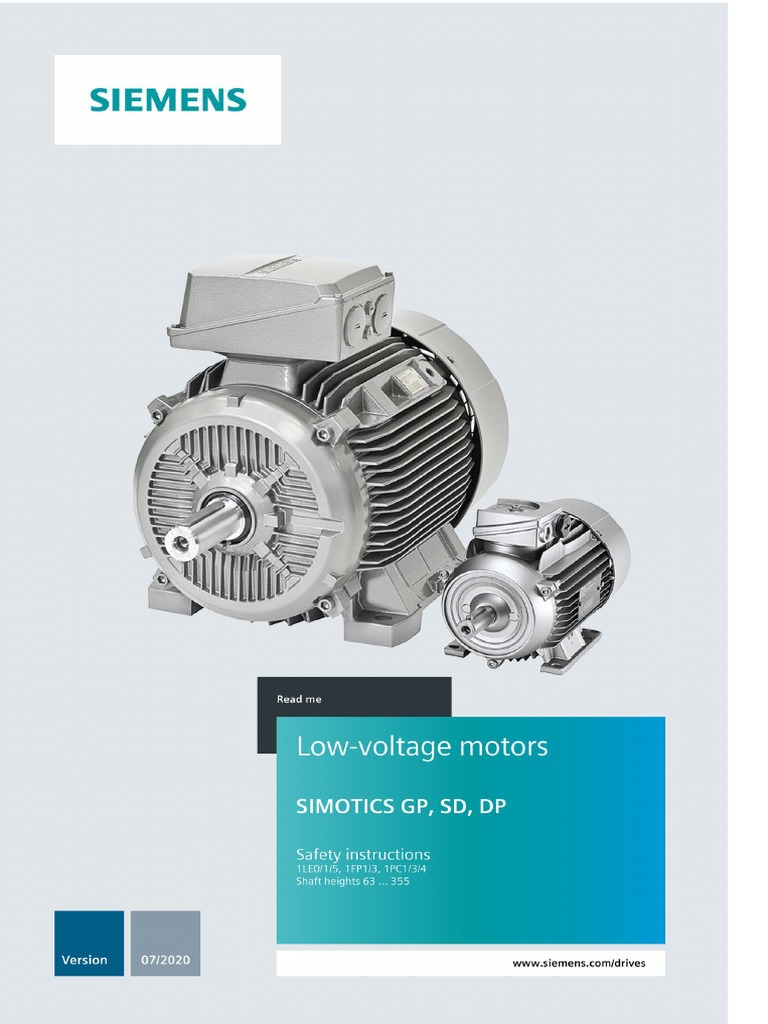 A5e43215508a Sicherheitshinweise Simotics GP SD DP FL En-Us | PDF ...