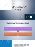 Cara Pemasangan Infus yang Aman dan Nyaman