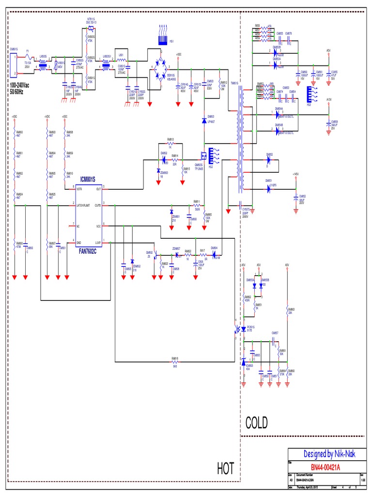 IC For Samsung UE32D4003BW, LED Driver Control IC PDF