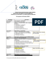 Cronograma Da Disciplina INFORMATICA INSTRUMENTAL PDF