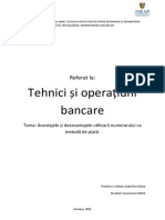 Avantajele Și Dezavantajele Utilizarii Numerarului Ca Metodă de Plată.