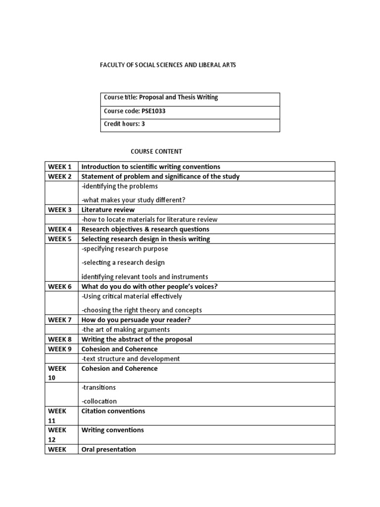 Research Methodlogies Course Content | PDF | Language Arts & Discipline ...