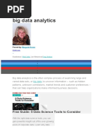 Big Data Analytics: Free Guide: 5 Data Science Tools To Consider