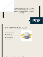 Perbandingan Efektivitas Dan Efisinsi Masker N95 Dan Bedah Dalam Pencegahan Penularan Covid