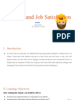 Job Satisfaction and Attitudes