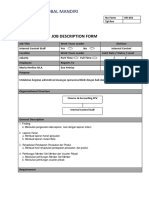 Pt. Derma Global Mandiri: Job Description Form