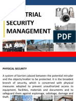 Industrial Security Management Presentation Lesson February 6
