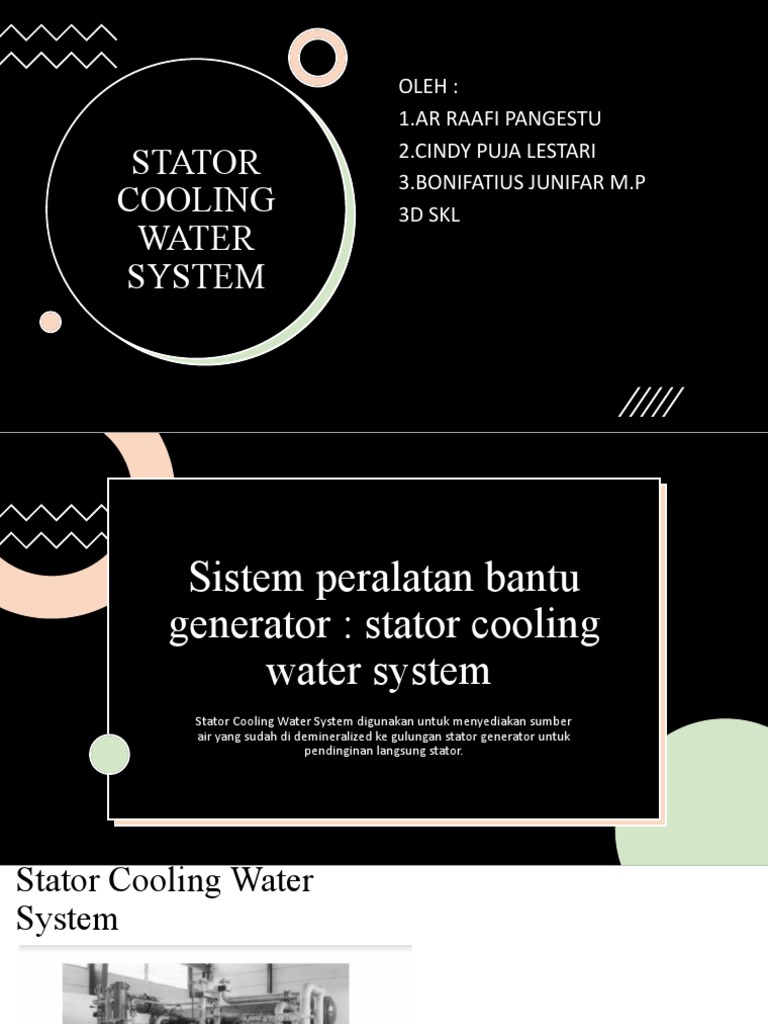 Presentasi Stator Cooling System PDF