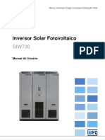 WEG Siw700 Inversor Solar Fotovoltaico 10002127700 1.5x Manual Portugues Br