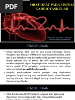 Obat Obat Pada Sistem Kardiovaskular