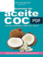 El Fenómeno Del Aceite de Coco-Sergi Recasens