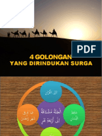 4 Golongan Yang Dirindukan Surga