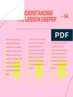 Understanding The Lesson Deeper: U AL Arts-Ea S T S ID