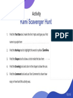 Activity Two - Kami Scavenger Hunt