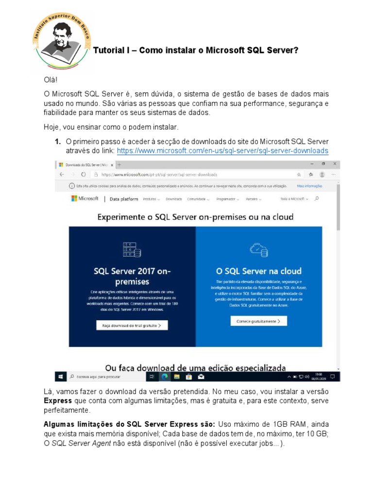 Como instalar o Microsoft SQL Server passo-a-passo: um guia completo ...