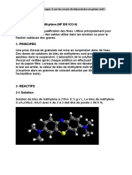 Essai Au Bleu de Méthylène (NF EN 933-9)