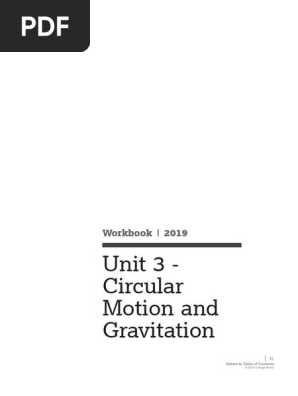 AP Workbook - Circ Motion & Grav | PDF | Acceleration | Force