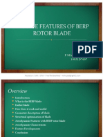 Desgine Features of Berp Rotor Blade