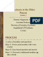 Psychosis in The Older Patient